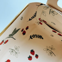 Load image into Gallery viewer, Reversible Origami Tote (strawberry & cream)