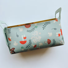 Load image into Gallery viewer, Reversible Origami Tote (mushroom &amp; mint)
